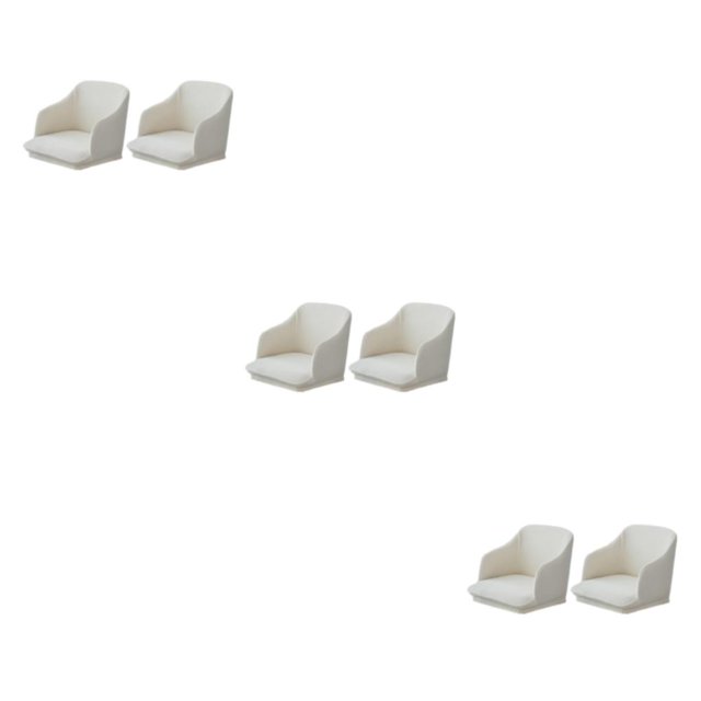 Transemion 2x Quick Installation And Easy Care Stretchy Chair Covers For Maintenance High Elastic Full off-white 3Set