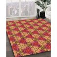 thumbnail image 3 of Ahgly Company Machine Washable Indoor Rectangle Transitional Orange Area Rugs, 2' x 5', 3 of 7