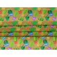thumbnail image 5 of oneOone Cotton Poplin Fabric Leaves & Floral Block Print Sewing Fabric BTY 56 Inch Wide, 5 of 5