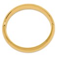 thumbnail image 2 of 14k Yellow Gold 17.45mm Hinged Bangle Bracelet, 2 of 8