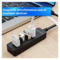thumbnail image 4 of Type C USB A 4 Ports HUB USB Type C vers USB 3.0 Répartiteur Multiport Transfert Haute Vitesse, 4 of 7