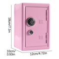thumbnail image 4 of CHUANK Kids Bank Locker Safe With Key And Single Digit Lock  Metal Money Safe  Mini Password Cash Paper Money Savings Box Gift For Kids Boys And Girls, 4 of 7