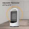 thumbnail image 4 of INKBIRDPLUS Chauffage d'Appoint Oscillant Portable PTC 1500 W avec Télécommande et 4 Modes, Minuterie 24 Heures, Protection contre la Surchauffe et le Basculement pour Bureau, Chambre et Usage Intérieur, 4 of 7