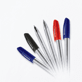 thumbnail image 4 of Pen+Gear Stick Ballpoint Pens, 1.0mm, Assorted color Ink, 10 Count, Red, Green & Blue, 4 of 4