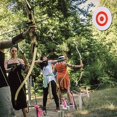 thumbnail image 4 of 2x 25 x 3cm Archery Eva Foam Target Self Healing Bow Moving Hunting Practice White+Red & Black+Red,2 x Outdoor moving target, 4 of 8