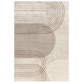 thumbnail image 3 of La Dole Rugs beige cream geometric arc runner rug 3x5 living room bedroom modern carpet Turkey, 3 of 5
