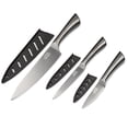 thumbnail image 3 of Thyme & Table Carbon Chef Knives, 3-Piece Set, 3 of 5