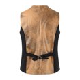 thumbnail image 3 of Dvkptbk V-Neck Tank Top Men Solid Fashion Lattice Have Pockets Single Breasted Vest Tops Blouse, 3 of 3