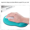 thumbnail image 2 of Wrist Rest Mouse Pad, Eco Friendly Durable Mouse Pad Blue Green  For Game Blue Green, 2 of 8
