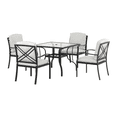 thumbnail image 2 of Ensemble à dîner extérieur 5&nbsp;pièces avec coussins Montclair Mainstays, gris clair, 2 of 9