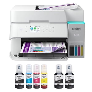 Epson EcoTank ET-3958 Wireless All-in-One Colour Supertank Printer with Two Bonus Black Ink Bottles
