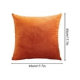 thumbnail image 3 of Birdeem Premium Velvet Pillow Cover, Soft and Smooth Cushion Cover, Decorative for Sofa, Chair, or Bed, 18x18 Inches Size with Hidden Zipper for Easy Use, 3 of 8