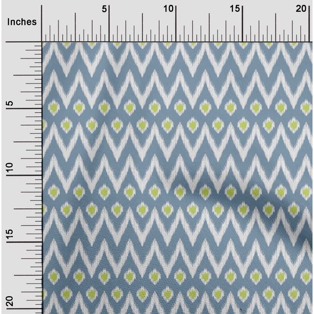 oneOone Viscose Jersey Fabric Chevron Ikat Fabric Prints By Yard 60 Inch Wide