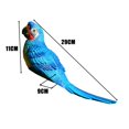 thumbnail image 3 of Hanging Parrot Statue in Courtyard Garden Tree Interior Home Decoration, 3 of 5