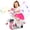 Pink, variant on Gymax 12V Kids Ride on Unicorn Toy w/ Training Wheels Music One-button Start Horse Toy Pink