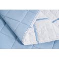 thumbnail image 2 of Chaps 3-Piece Jersey Knit Microfiber Quilt and Sham Set - Solid Coverlet Comforter, 2 of 7