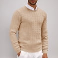 thumbnail image 1 of Styesk Chandail pour Hommes, Manches Longues, Col Rond, Tricoté Uni, 1 of 6