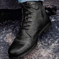 thumbnail image 4 of Cameland Burn Colored Motorcycle Work Clothes Short Boots Lace Up Male, 4 of 8