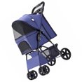 thumbnail image 3 of Pet Pet Stroller Lightweight Foldable Ventilate Oxford Portable Small Dog Stroller for Dogs Cats, 3 of 8