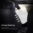 thumbnail image 4 of Maidao Car Seat Covers for Volvo for S90 2016-Present 5 Seats Compatible Airbag Leather Waterproof Front Rear Cushion Protector Full Set with Headrest with Headrest Black, 4 of 6