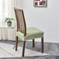 thumbnail image 1 of zanvin Waterproof Seat Covers For Dining Room Chairs Set , Leather Chair Seat Slipcovers Dining Chair Cover Removable Washable Chair Protctor Cover, Rear Covers, 1 of 2