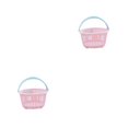 thumbnail image 1 of mmirethe Panier de Rangement Grande Capacité - pour Ranger Commodément Divers Articles et Rose Clair Circulaire 2ensemble, 1 of 6