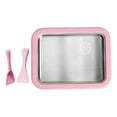 thumbnail image 2 of simhoa Ice Cream Maker Pan, with 2 Spatulas Kitchenware Compact DIY Home Use Yogurts Machine Ice Cream Cold Plate for Sorbet Yogurt Pink, 2 of 8
