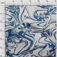 thumbnail image 3 of oneOone Polyester Lycra Medium Blue Fabric Abstracts Fabric For Sewing Printed Craft Fabric By The Yard 56 Inch Wide, 3 of 5
