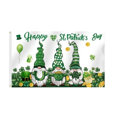 Hearth & Gear Drapeaux Décoratifs Traditionnels Irlandais pour la Fête de la Saint-Patrick Drapeaux pour la Maison Matériau Polyester Plusieurs Tailles pour Votre Célébration de Festival Couplets Chinois Livre Drapeau Canadien 3x5 Polyester