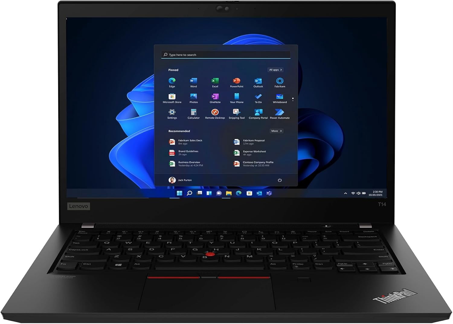 Lenovo ThinkPad T14S Gen 2 Touchscreen Laptop | 32GB RAM 256GB SSD | Intel Core i7-1185G7 | 14 Inch Full HD Display | Certified Refurbished