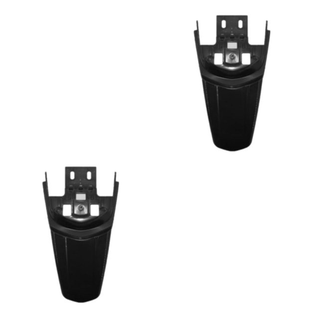 mmirethe Motocross Rear Mudguard Beautiful Appearance High Performance Made With Plastic black 2Set