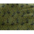 thumbnail image 4 of oneOone Georgette Viscose Fabric Leaves & Floral Block Printed Craft Fabric BTY 42 Inch Wide, 4 of 5