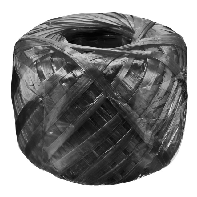 Unique Bargains Polyester Nylon Plastic Rope Twine Household Bundled for Packing,150m Length,Black