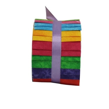 FABRIC PALETTE Textured Jelly Roll 20 Strips 6.4 × 106.7 cm (42 in), 20x2.5x42