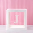 thumbnail image 2 of 26 Letters DIY Party Decoration White Transparent Balloons Wedding Confession Birthday Party Decoration Scene Layout Balloons, 2 of 4