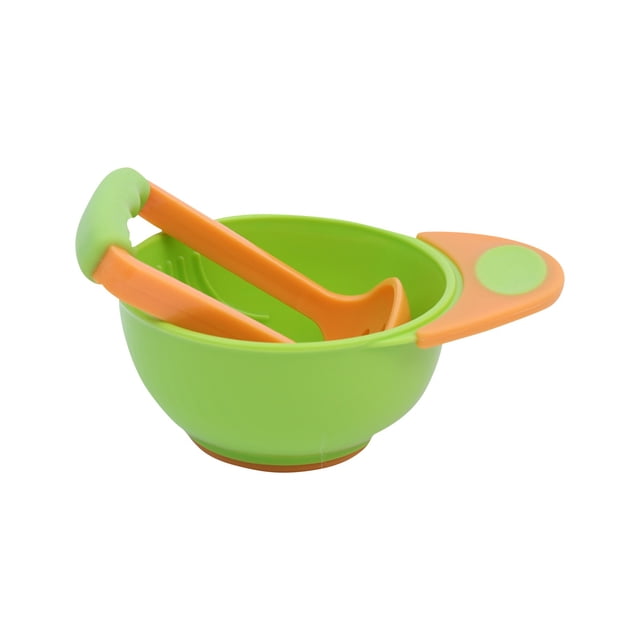TIELUTT Bol Presse-Purée Bol de Broyage pour Tout-Petit Ensemble de Bol Presse-Purée pour Nourriture de Bébé avec Décoration de Table Extérieure pour 2 Napperons Ronds Sarcelle Petit Ensemble de Table à Manger pour 4 Napperons Ronds d'Automne Plat de Salle à Manger Intérieur