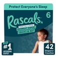 thumbnail image 1 of Rascals Overnight Absorbent Baby Diapers, Size 6, Carton, 42 Count, 1 of 13
