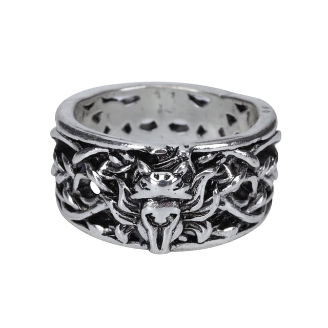 MasteelfCA 1Pc Man Delicate Ring Masculine Hand Jewelry Ring Man Ring Foxes Ring Decor