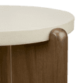 thumbnail image 3 of Bouclair Beige Walnut Side Table, 3 of 7