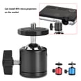thumbnail image 3 of DSLR Ball Head 360 Swivel Ball Head Heavy Load Capacity Smooth Movement  Ball Head for Camera Tripod Projector, 3 of 3