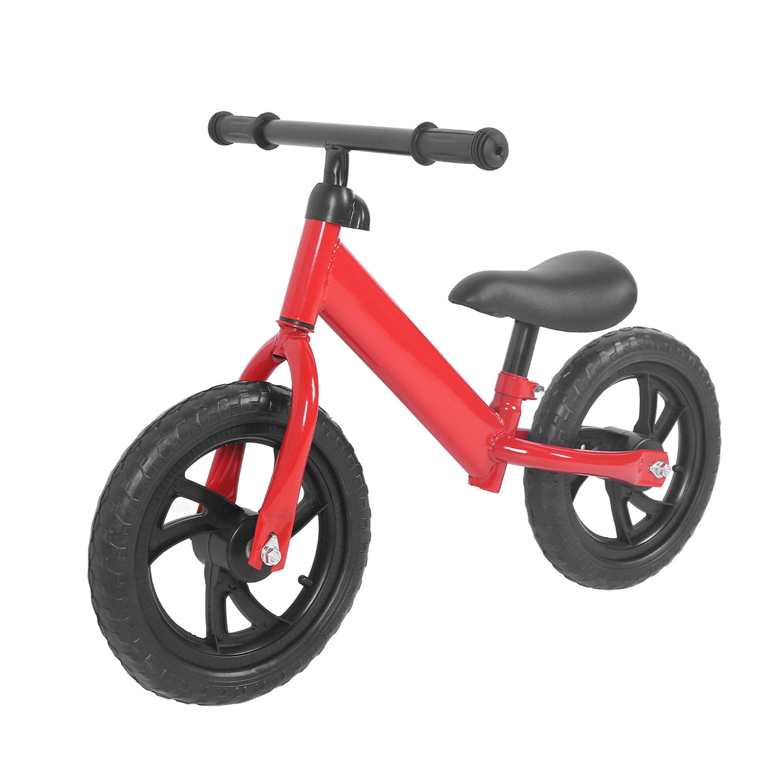 Toddler Training Push Bike,  Height Adjustable Toddler Balance Bicycle Stylish High Carbon Steel with 2 Foam Rubber Wheels for Sports