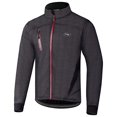thumbnail image 2 of Lipport Mens Cycling Bike Jacket Winter Thermal Running Mountain Biking Jacket Windproof Breathable Reflective Softshell Coat(Black,2XL), 2 of 4