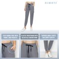 thumbnail image 4 of CHOK Pantalon Cargo Jogger Décontracté Super Doux pour Femmes Noir G, 4 of 6