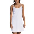 thumbnail image 1 of 2025 V au-Dessus du Genou Robes d'Été pour Femmes pour Fête Robe à Encolure Robes pour Femmes Décontracté Été Uni Sans Manches Bohème Robe à Col Montant pour Femmes, 1 of 4