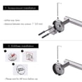 thumbnail image 3 of Avanities 38-in. W Round Stainless Steel Towel Bar In Brushed Stainless Steel Color AI-34584, 3 of 8