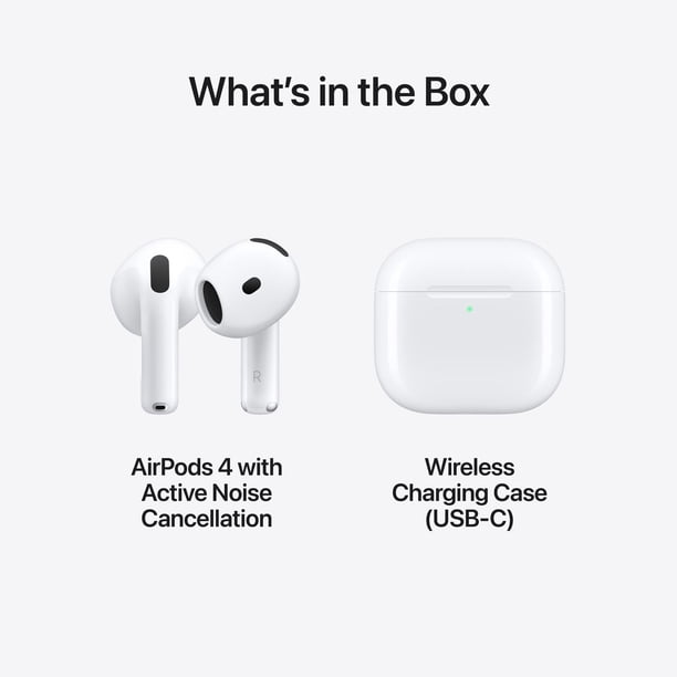 Apple AirPods 4 with Active Noise Cancellation - Walmart.ca