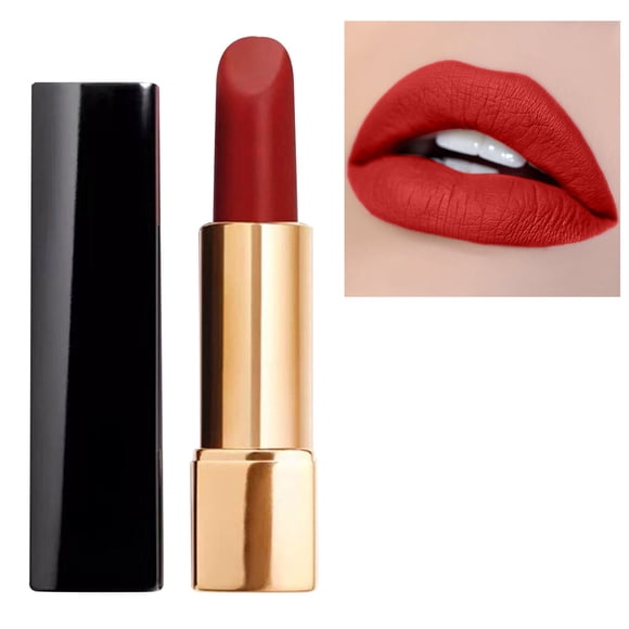 SIfdSeng Lip Products Lipstick Non Stick Cup Does Not Fall Off Color Lasting Color Retention Velvet Lipstick Lip Glaze Brown Lip Stain