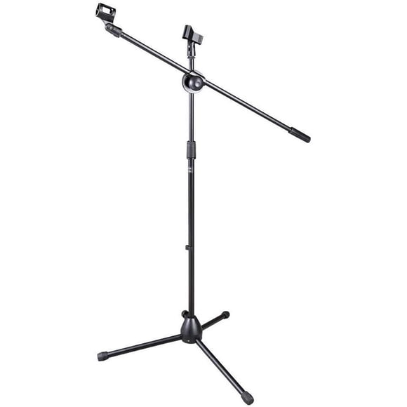 Duramex (TM) Trépied de Microphone à Perche Micro sur Pied avec Deux Supports de Micro