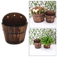 thumbnail image 4 of S SERENABLE Barrel Planter Garden Flower Pot Container Outdoor Indoor Flower Pot S S, 4 of 9