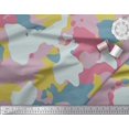 thumbnail image 2 of Soimoi Viscose Chiffon Fabric Multicolor Camouflage Decor Fabric Printed Yard 42 Inch Wide, 2 of 3